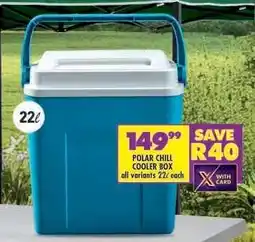Shoprite POLAR CHILL COOLER BOX offer