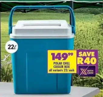 Shoprite POLAR CHILL COOLER BOX offer