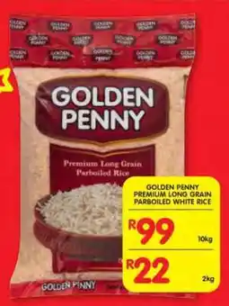Shoprite GOLDEN PENNY PREMIUM LONG GRAIN PARBOILED WHITE RICE offer