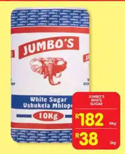 Shoprite JUMBO'S WHITE SUGAR offer