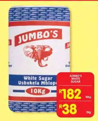 Shoprite JUMBO'S WHITE SUGAR offer