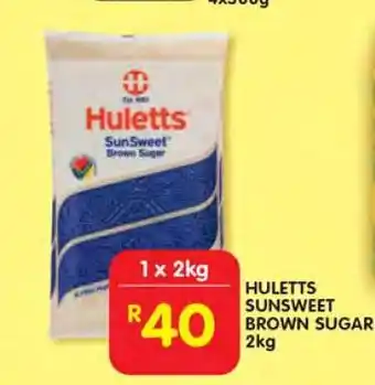 Shoprite Huletts SunSweet Brown Sugar 2kg offer