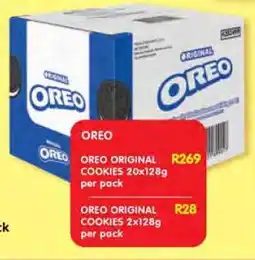 Shoprite OREO ORIGINAL COOKIES 20x128g per pack offer