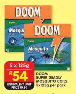 Shoprite DOOM SUPER DEADLY MOSQUITO COILS offer