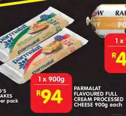 Shoprite PARMALAT FLAVOURED FULL CREAM PROCESSED CHEESE 900g offer