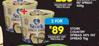 Shoprite STORK COUNTRY SPREAD 40% FAT SPREAD 1kg offer
