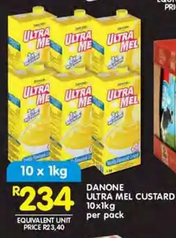 Shoprite DANONE ULTRA MEL CUSTARD 10x1kg offer