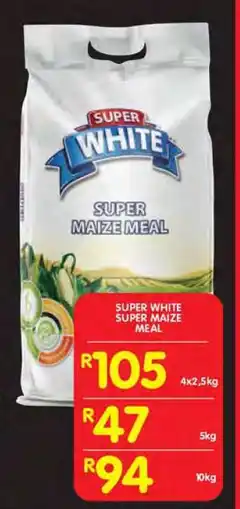 Shoprite SUPER WHITE Super Maize Meal offer