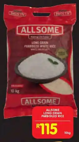 Shoprite ALLSOME LONG GRAIN PARBOILED RICE offer