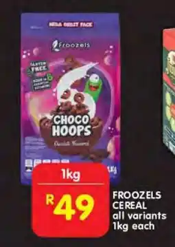 Shoprite Froozels Cereal offer