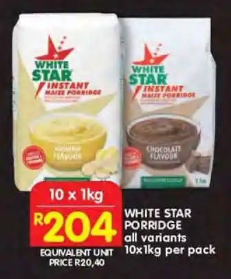 Shoprite WHITE STAR PORRIDGE offer