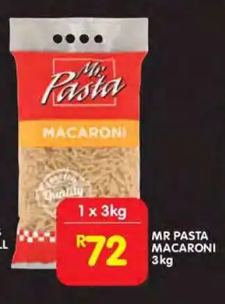 Shoprite MR. PASTA MACARONI 3kg offer