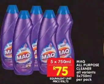 Shoprite MAQ ALL PURPOSE CLEANER offer