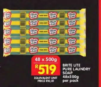 Shoprite BRITE LITE PURE LAUNDRY SOAP offer