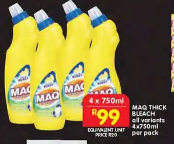 Shoprite MAQ Thick Bleach offer