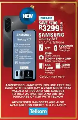 OK Furniture Samsung Galaxy A17 offer