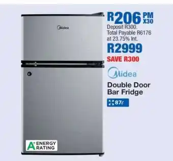 OK Furniture Midea Double-Door Bar Fridge offer
