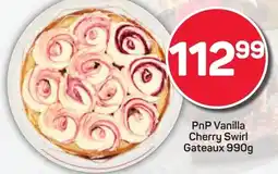 Pick n Pay Hypermarket PnP Vanilla Cherry Swirl Gateaux offer