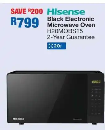 OK Furniture Hisense Black Electronic Microwave Oven H20MOBS15 offer