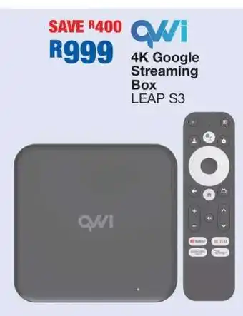 OK Furniture 4K Google Streaming Box LEAP S3 offer