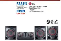 OK Furniture LG 2.1-Channel Mini Hi-Fi offer
