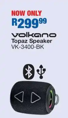 OK Furniture Volkano Topaz Speaker VK-3400-BK offer