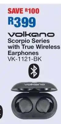 OK Furniture Volkano Scorpio Series with True Wireless Earphones VK-1121-BK offer