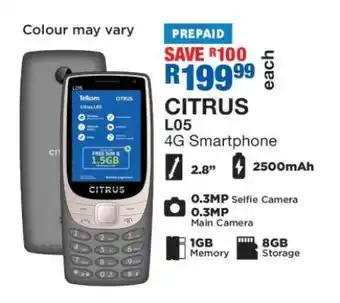 OK Furniture CITRUS L05 4G Smartphone offer