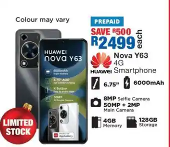 OK Furniture Huawei Nova Y63 4G Smartphone offer