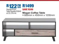 OK Furniture Megan Coffee Table offer