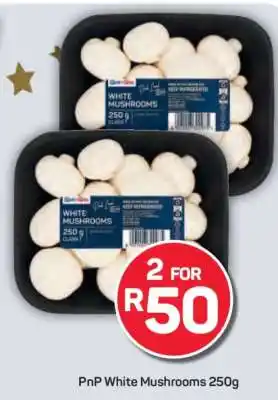 Pick n Pay PnP White Mushrooms 250g offer