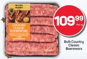 Pick n Pay Bulk Country Classic Boerewors offer