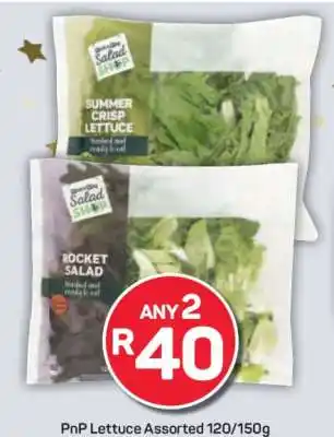 Pick n Pay PnP Lettuce Assorted 120/150g offer