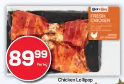 Pick n Pay Chicken Lollipop offer