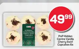 Pick n Pay PnP Hidden Centre Vanilla Cherry Swirl Cupcakes 6s offer