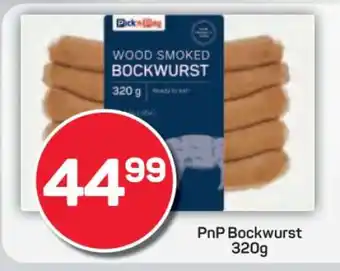 Pick n Pay PnP Bockwurst 320g offer