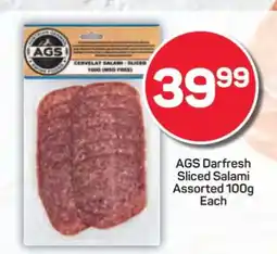 Pick n Pay AGS Darfresh Sliced Salami Assorted 100g Each offer