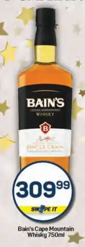 Pick n Pay Bain's Cape Mountain Whisky 750ml offer