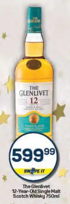 Pick n Pay The Glenlivet 12-Year-Old Single Malt Scotch Whisky 750ml offer