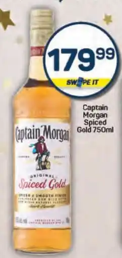 Pick n Pay Captain Morgan Spiced Gold 750ml offer