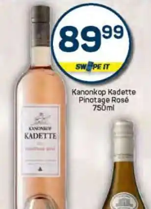 Pick n Pay Kanonkop Kadette Pinotage Rosé 750ml offer