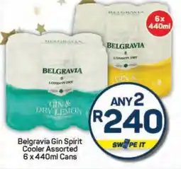 Pick n Pay Belgravia Gin Spirit Cooler Assorted 6 x 440ml Cans offer