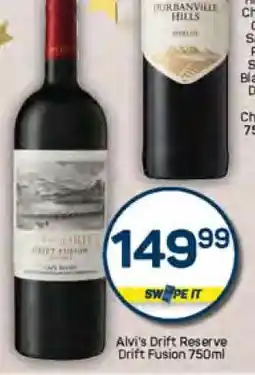 Pick n Pay Alvi's Drift Reserve Drift Fusion 750ml offer