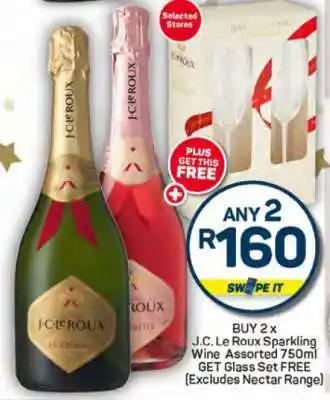 Pick n Pay J.C. Le Roux Sparkling Wine Assorted 750ml offer
