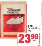 Spar Spar Parboiled Rice-2Kg Each offer