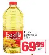 Spar Excella Sunflower Oil-2L Each offer