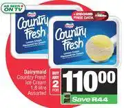 Spar Dairymaid Country Fresh Ice Cream Assorted-For Any 2 x 1.8Ltr offer