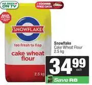 Spar Snowflake Cake Wheat Flour-2.5Kg Each offer