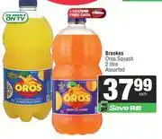Spar Brookes Oros Squash Assorted-2Ltr Each offer