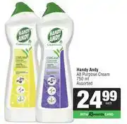 Spar Handy Andy All Purpose Cream Assorted-750ml Each offer